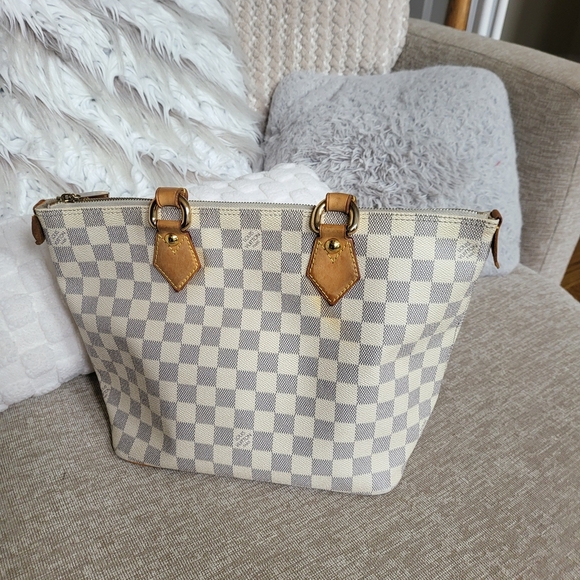 Louis Vuitton Damier Azur Saleya MM Vintage..Authentic.. - Picture 5 of 16